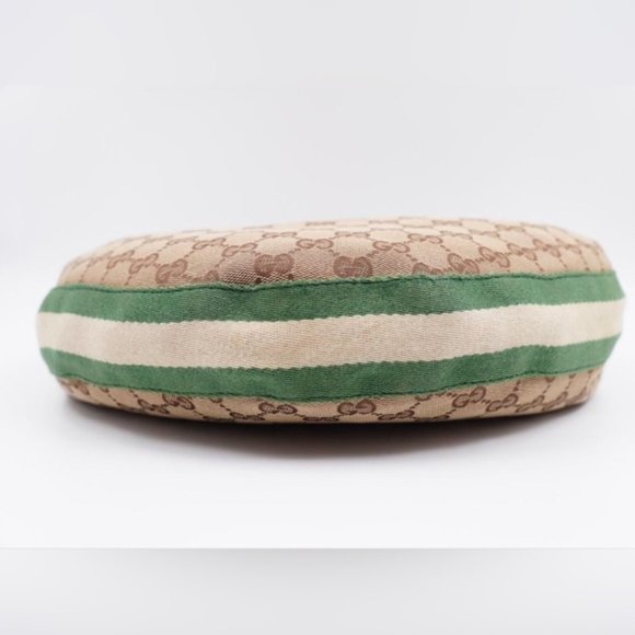 Gucci GG Bamboo Ring Hobo-green & beige - Picture 12 of 15